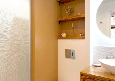 Salle de bain avec douche à l’italienne au Ginkgo à Collioure